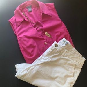 Ann Taylor Sleeveless Blouse